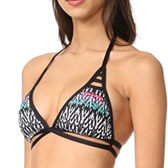 Ella Moss Tribal Dream Wrap Triangle Bikini Top XS - Picture 1 of 7